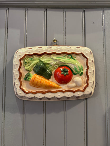 Vegetable Basket Wall Decor Dish
