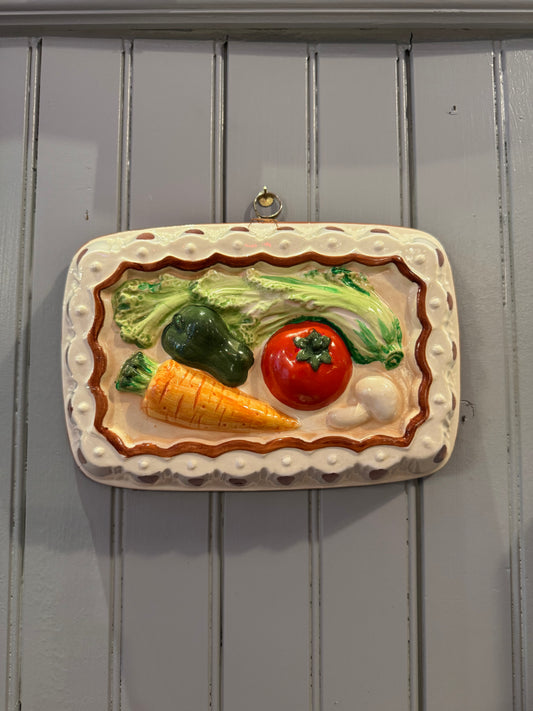 Vegetable Basket Wall Decor Dish