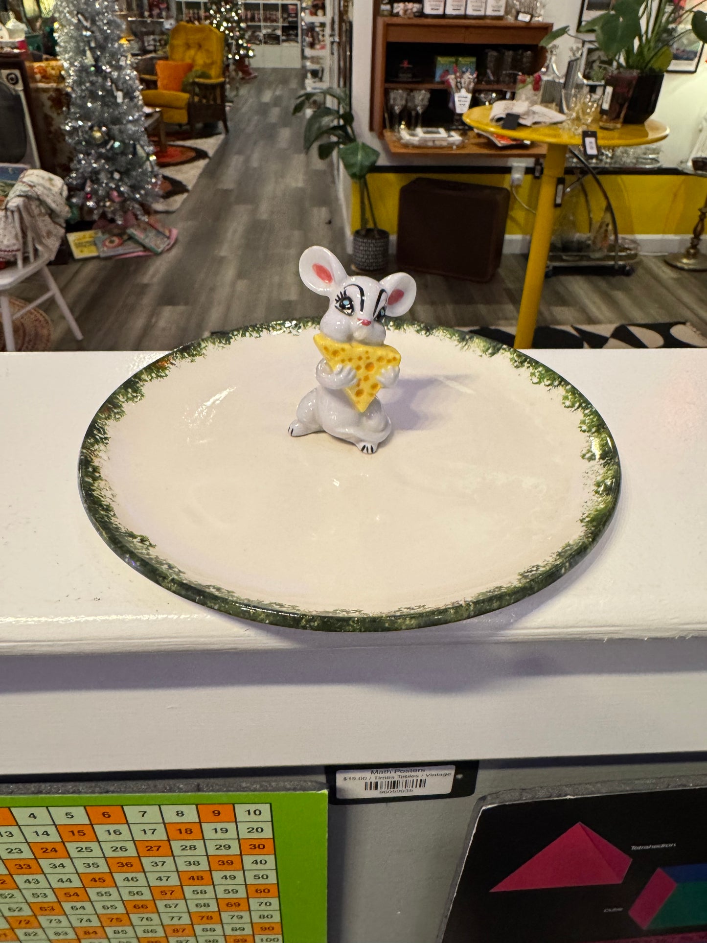Mouse with Cheese Plate