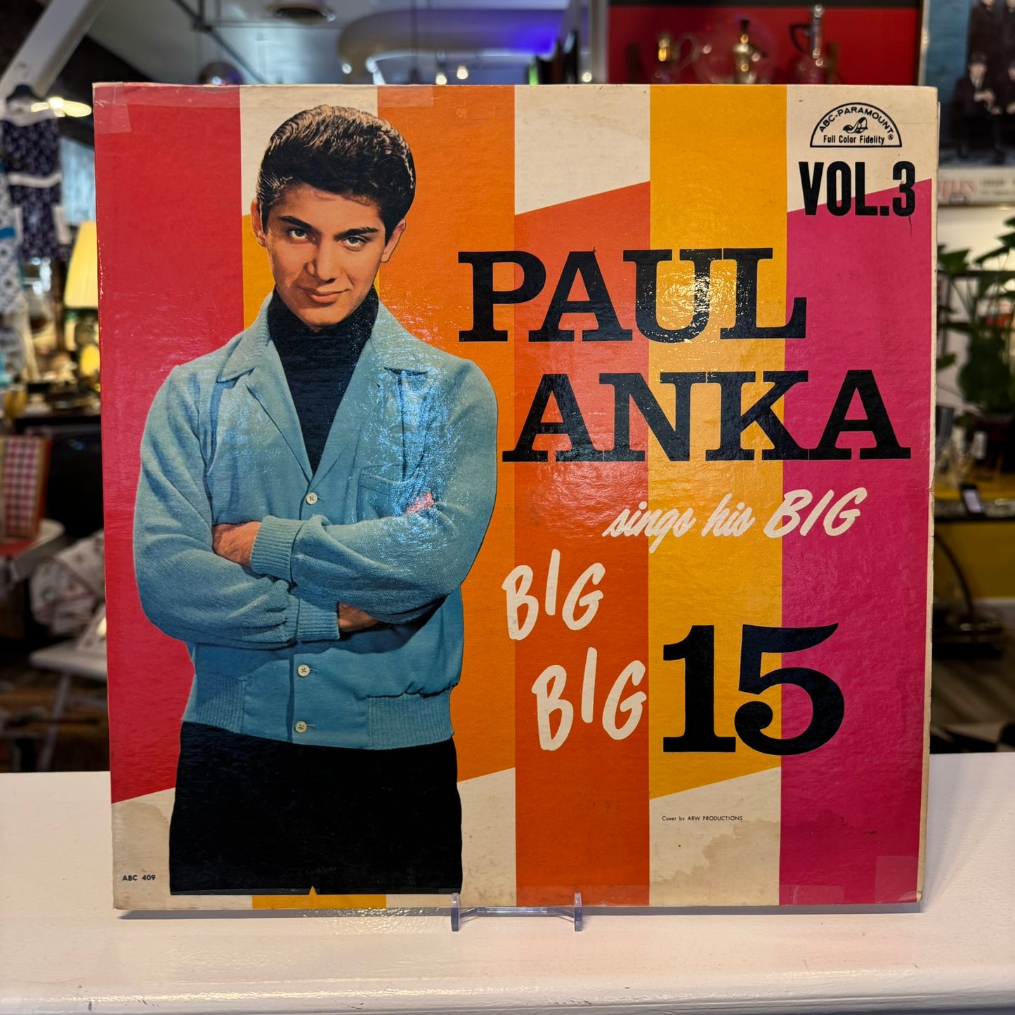 Paul Anka "Sings his Big Big 15 Vol. 3" Vinyl