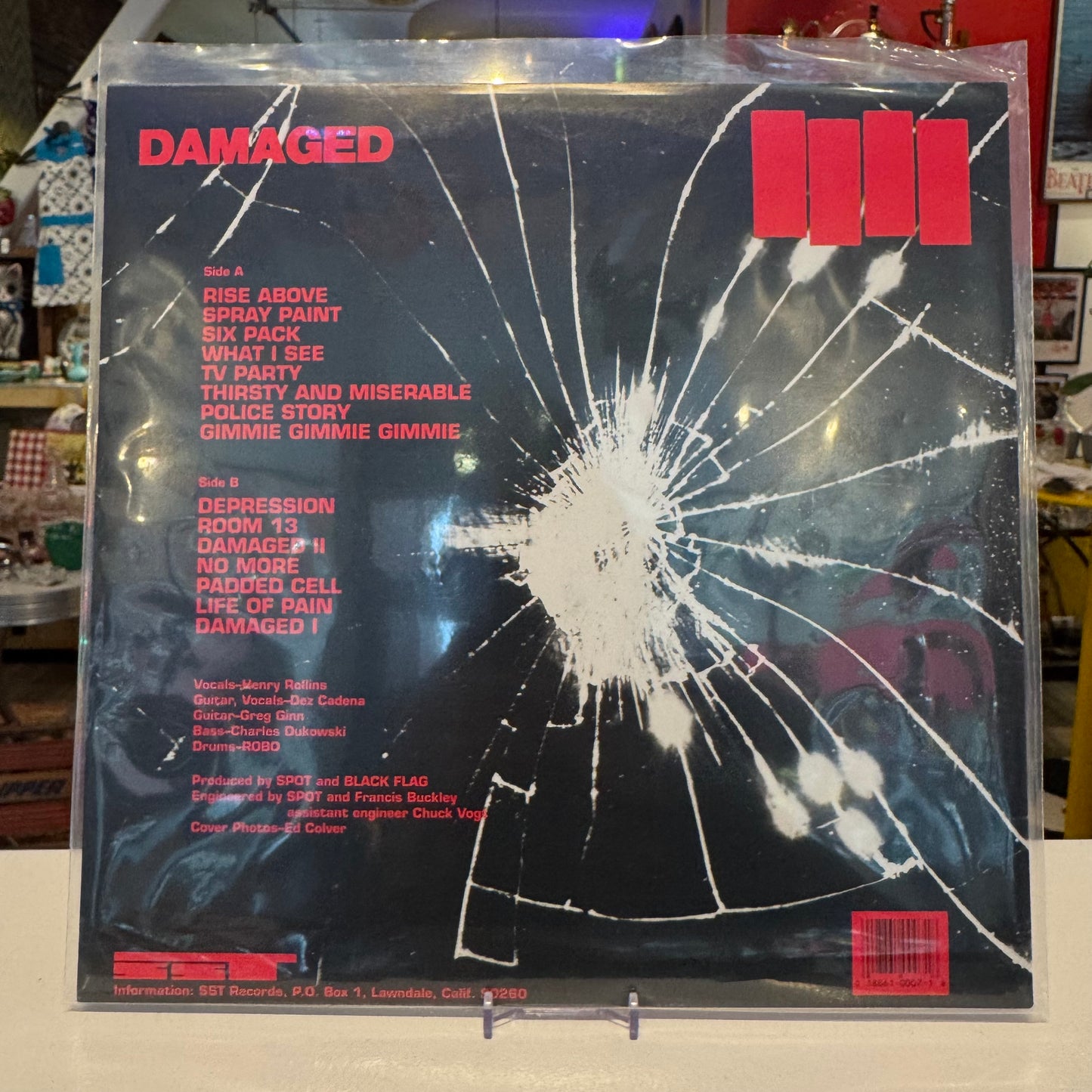 Black Flag "Damaged" Reissue Vinyl
