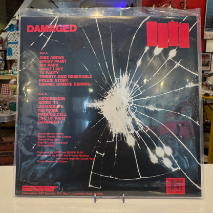 Black Flag "Damaged" Reissue Vinyl