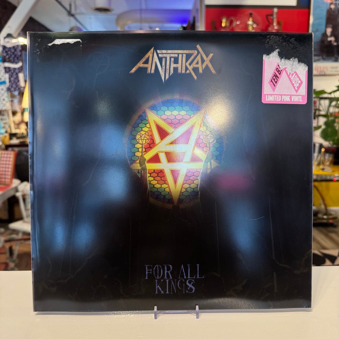 Anthrax - "For All Kings - 10 Bands one Cause Series" -- 2x LP Pink Marbled Vinyl