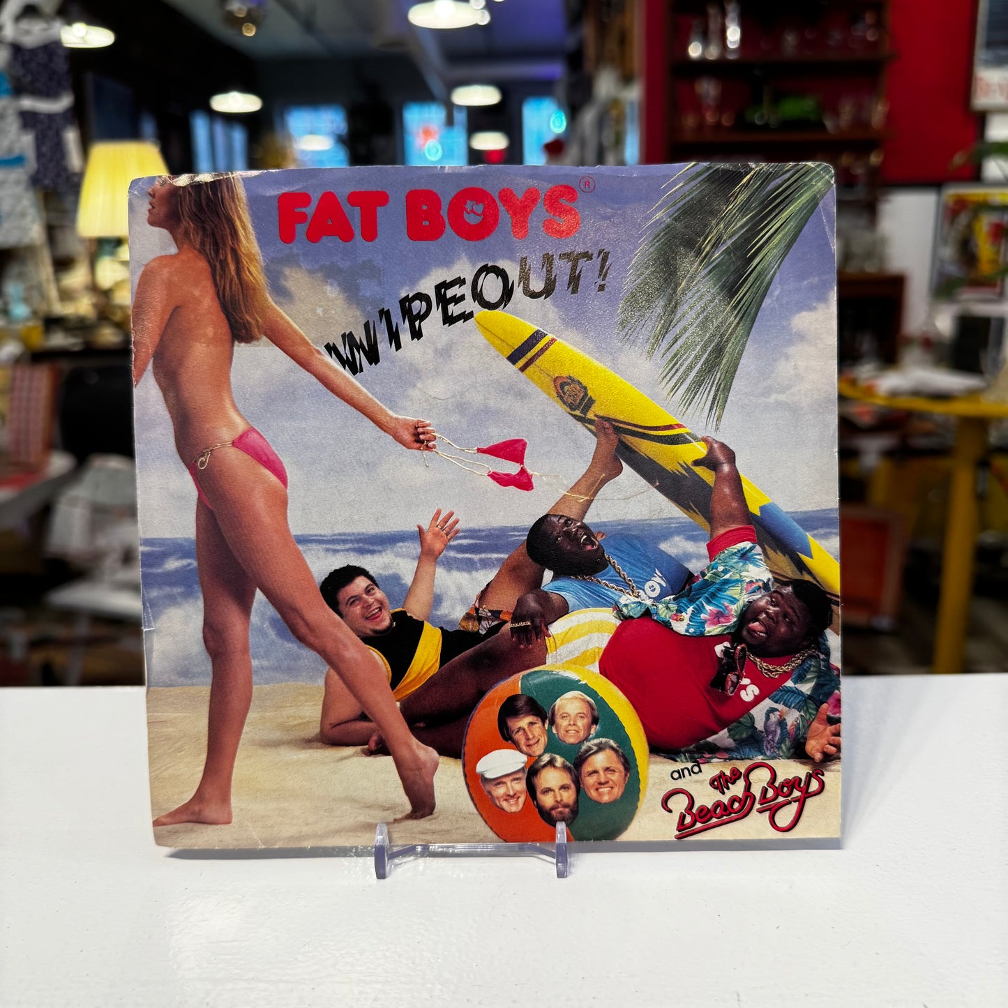 The Fat Boys - Wipeout 7" Single Vinyl