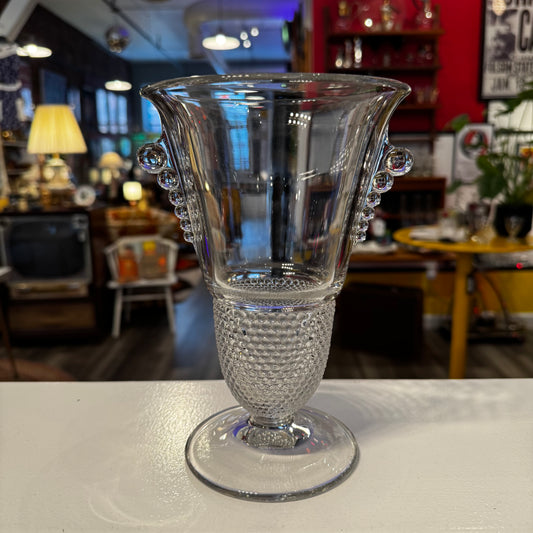Vintage Duncan Miller 8 Inch Teardrop Glass Vase