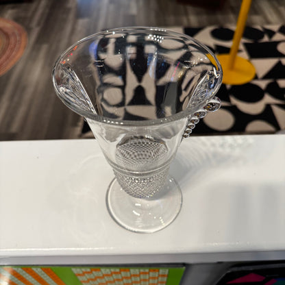 Vintage Duncan Miller 8 Inch Teardrop Glass Vase