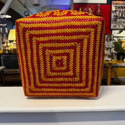 Colorful Handmade Woven Basket