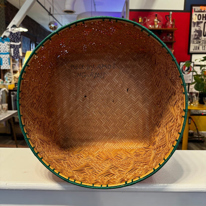 Colorful Handmade Woven Basket