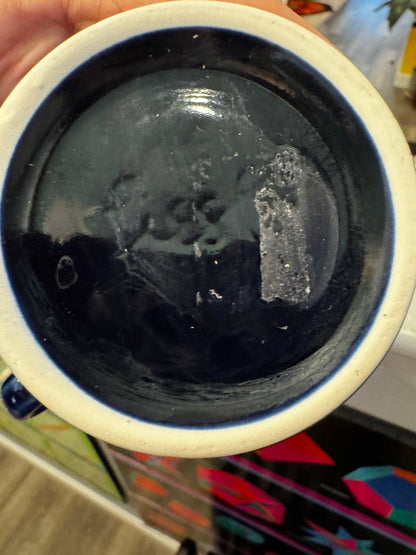 Fiesta Tom and Jerry Handle Mug - Cobalt Blue