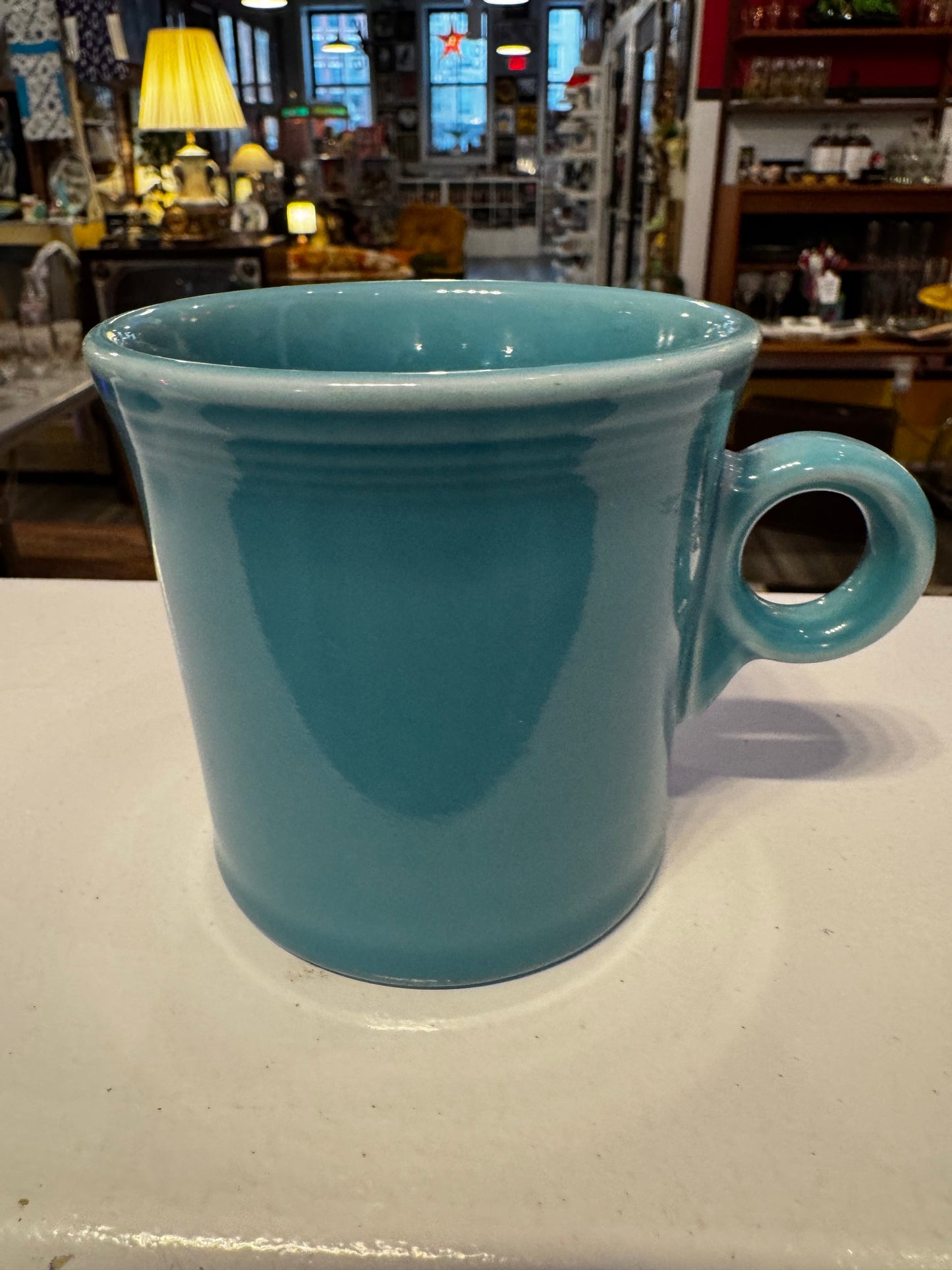 Fiesta Tom and Jerry Handle Mug - Turquoise