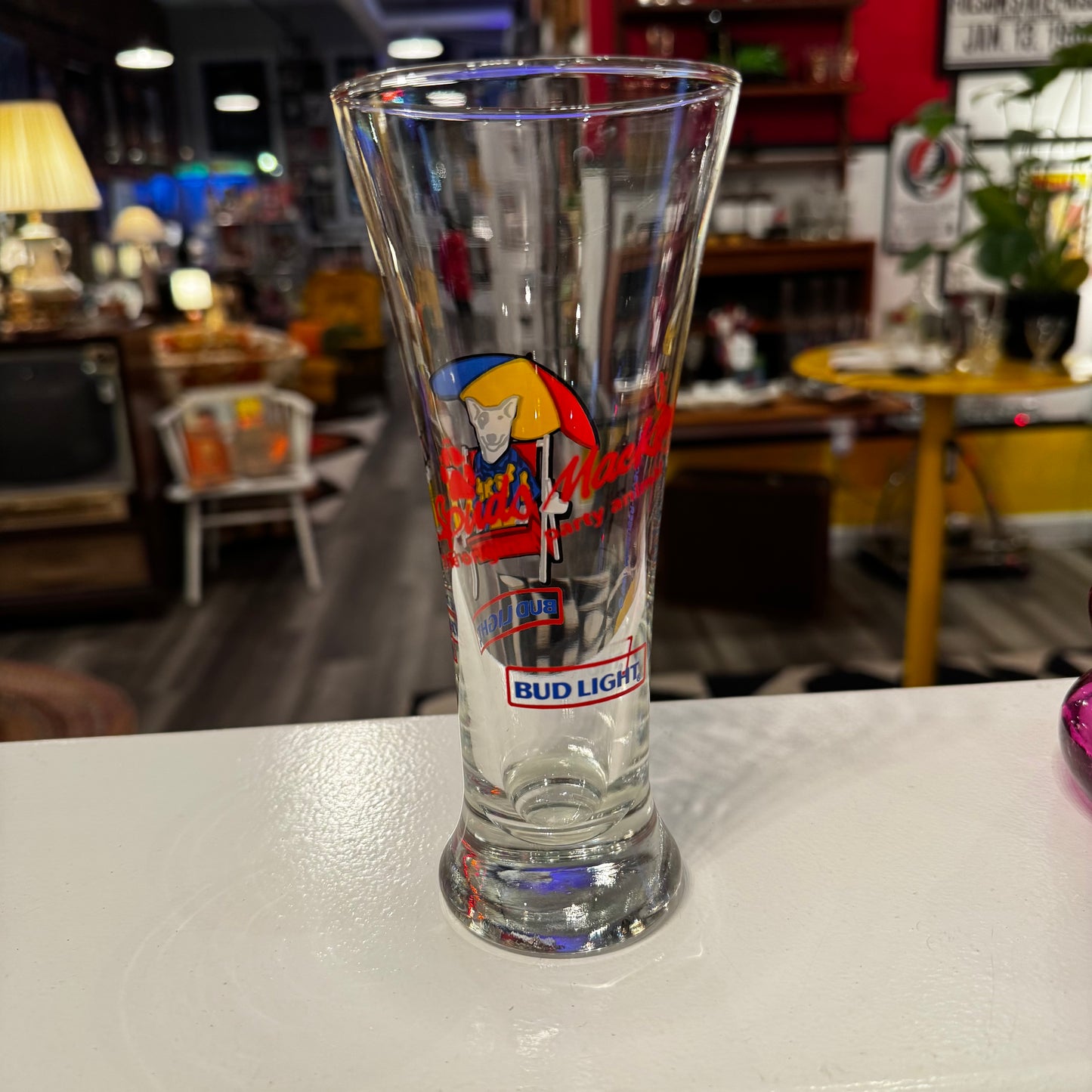 Spuds McKenzie Beer Glass