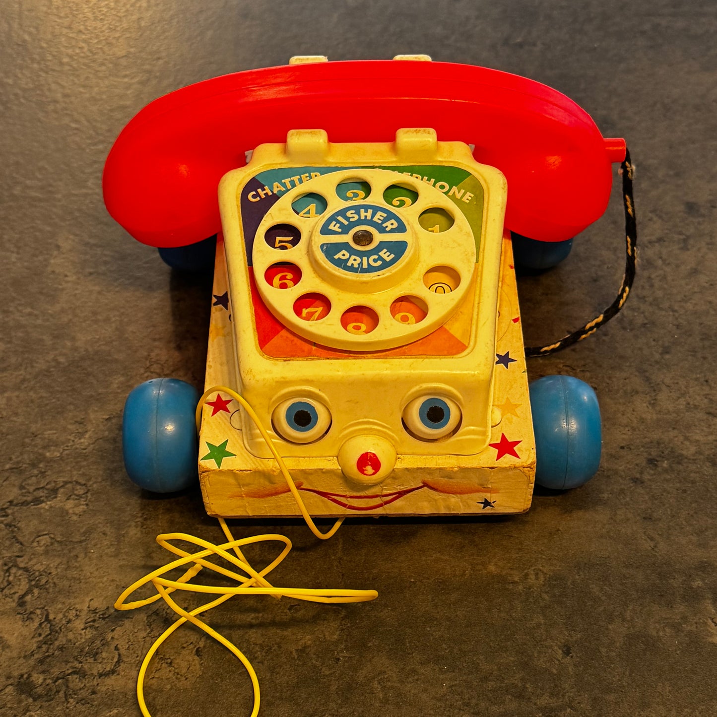 Vintage Fisher-Price Chatter Telephone Pull Toy