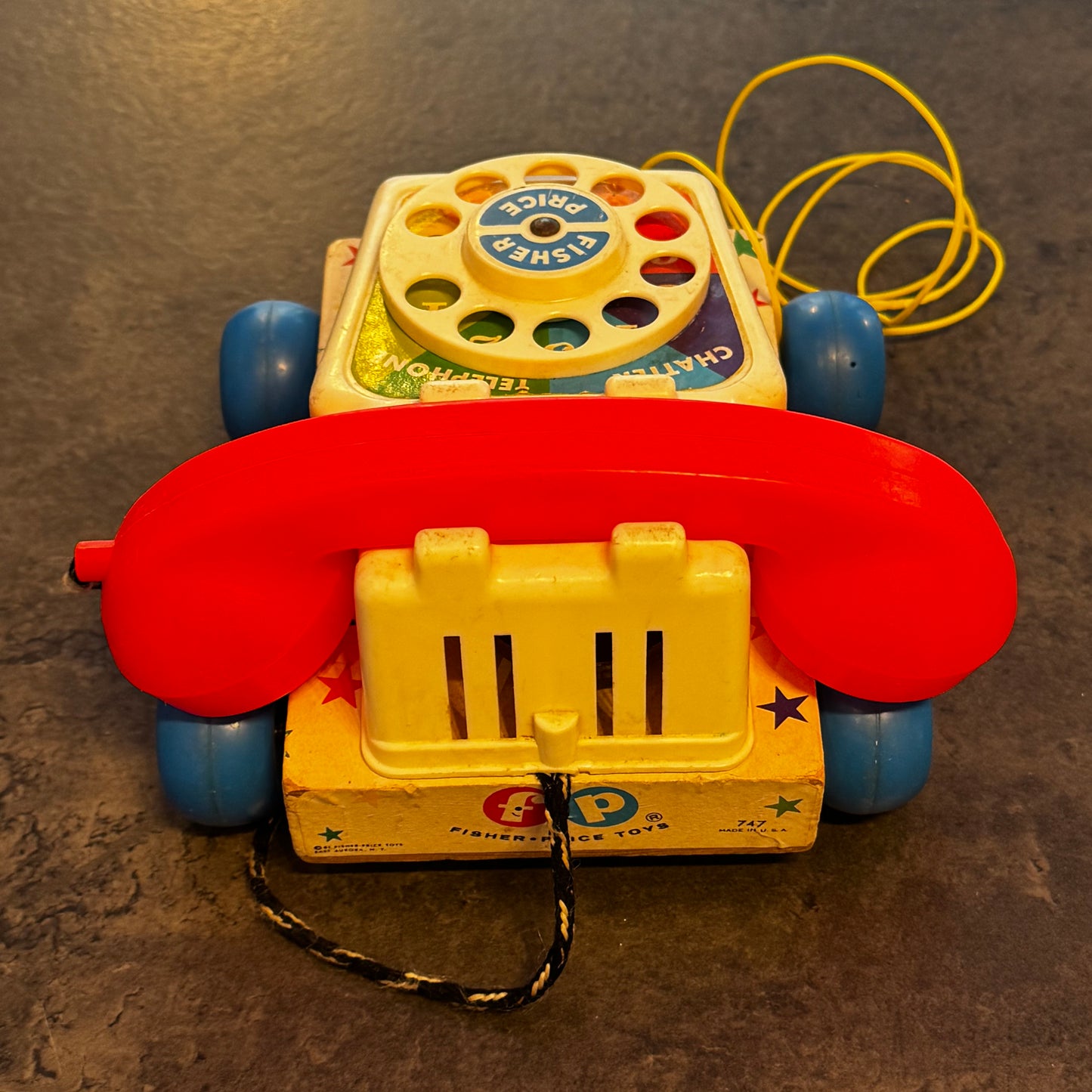 Vintage Fisher-Price Chatter Telephone Pull Toy