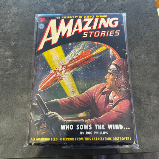 Pulp Magazine AMAZING STORIES. June, 1951. (Volume 25, No. 6)