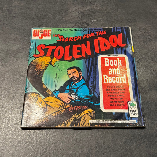 GI Joe - The Search For The Stolen Idol Record and Book - 7" 1973