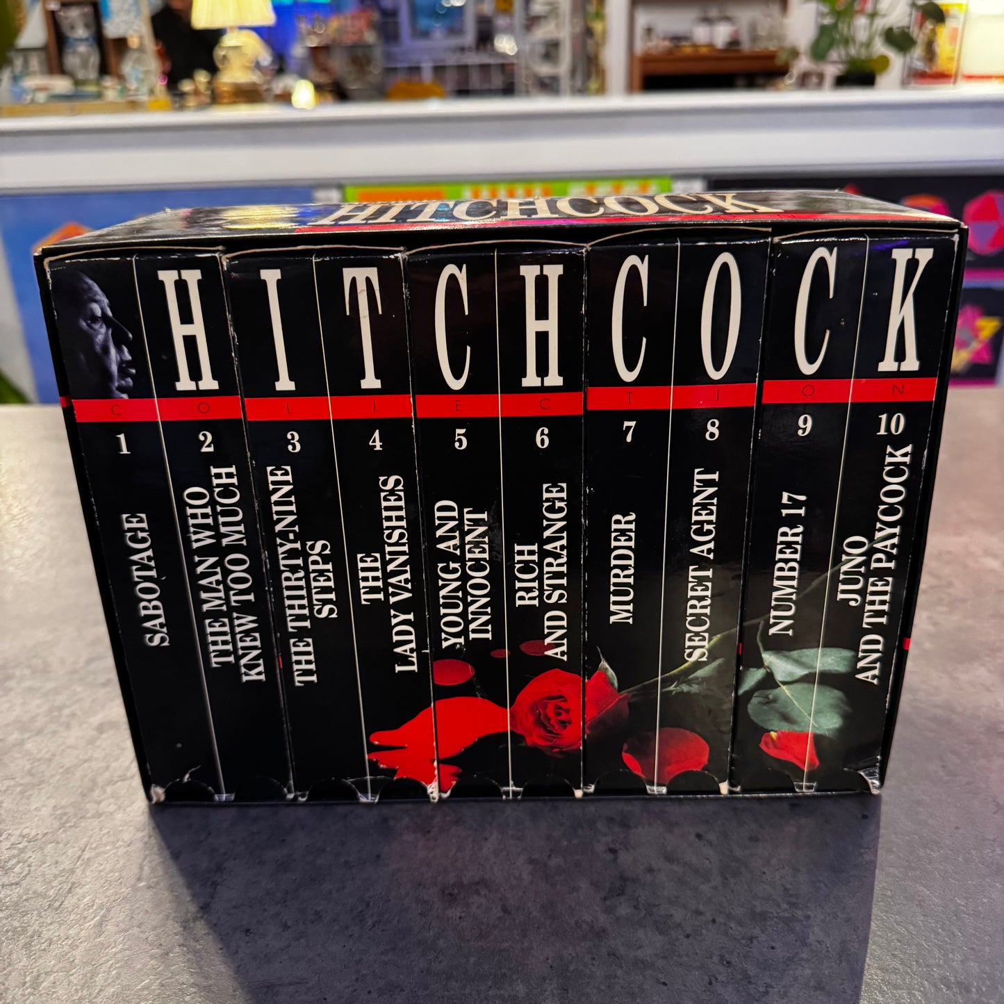 Alfred Hitchcock VHS Collection – 10 Tape Box Set