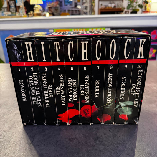Alfred Hitchcock VHS Collection – 10 Tape Box Set