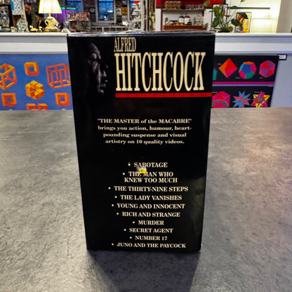 Alfred Hitchcock VHS Collection – 10 Tape Box Set