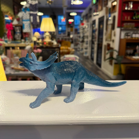 Blue Triceratops Toy Figurine