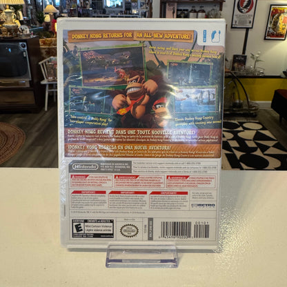Wii Donkey Kong Country Returns Game Unopened