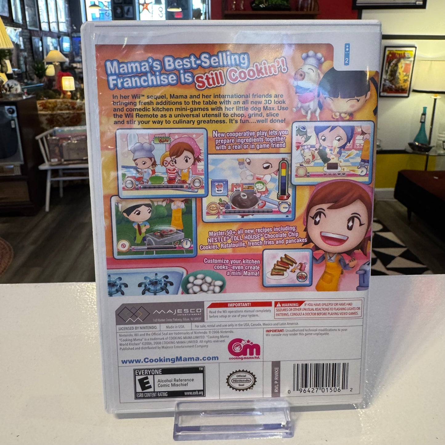 Wii Cooking Mama World Kitchen Game