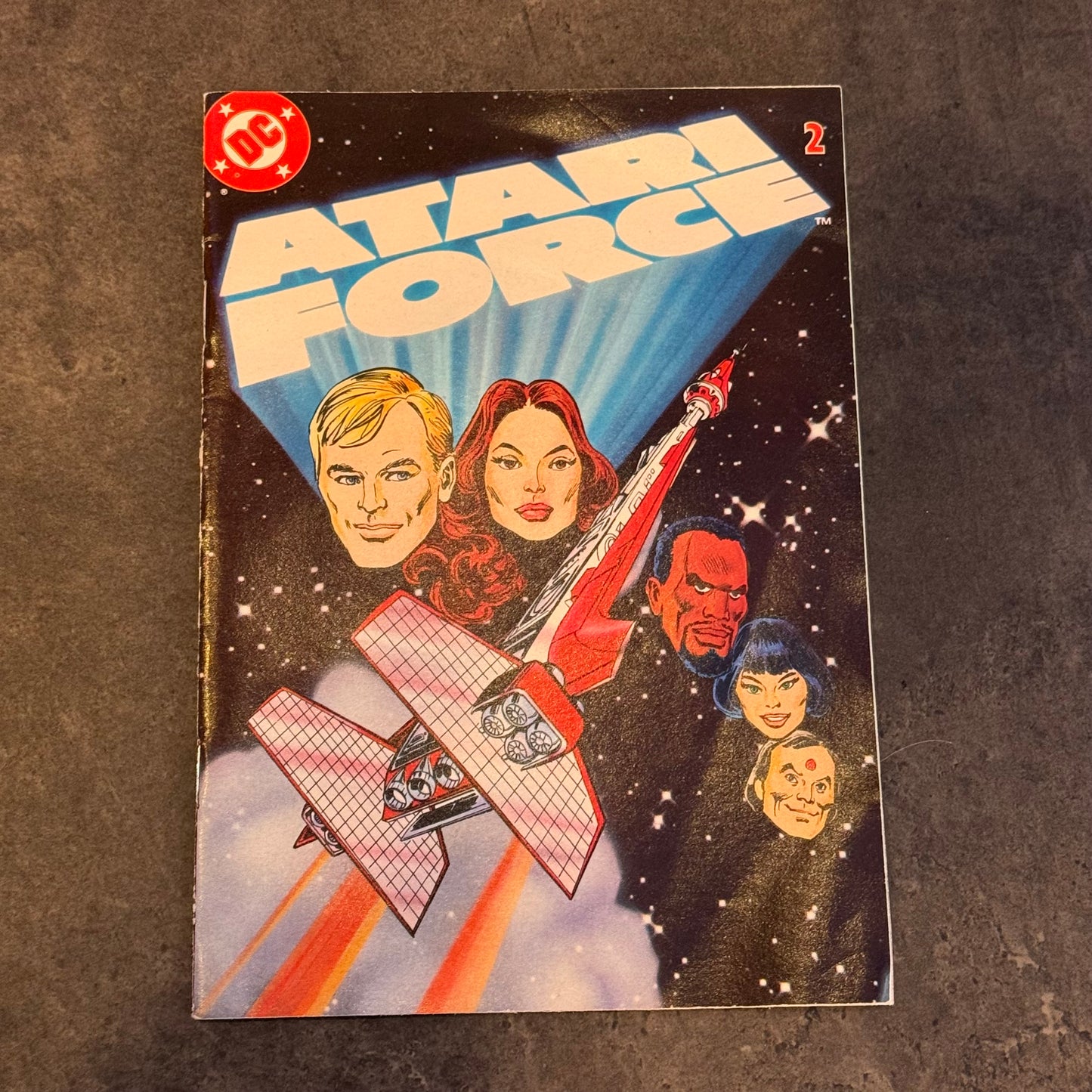 Rare Atari Force #4 Mini Comic DC 1982 phoenix Atari 2600 Insert NM Scarce