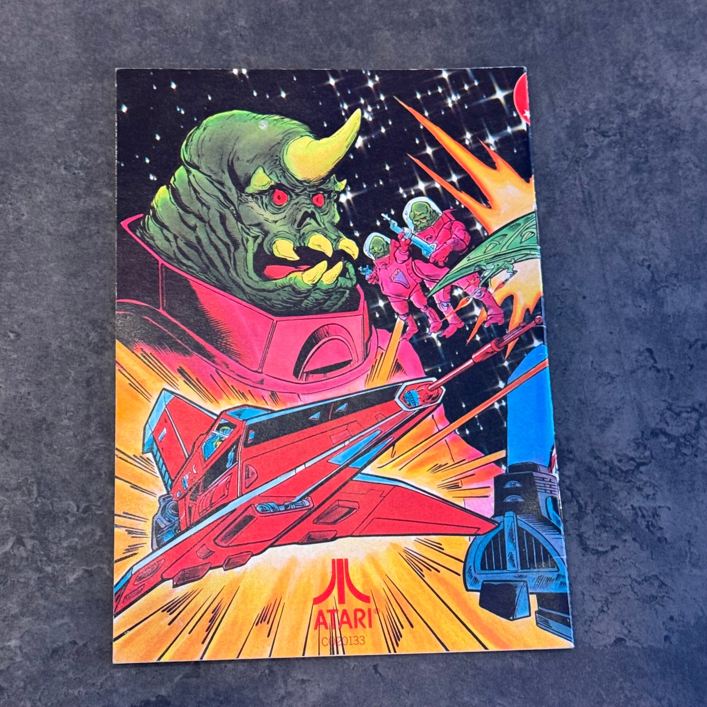 Rare Atari Force #4 Mini Comic DC 1982 phoenix Atari 2600 Insert NM Scarce