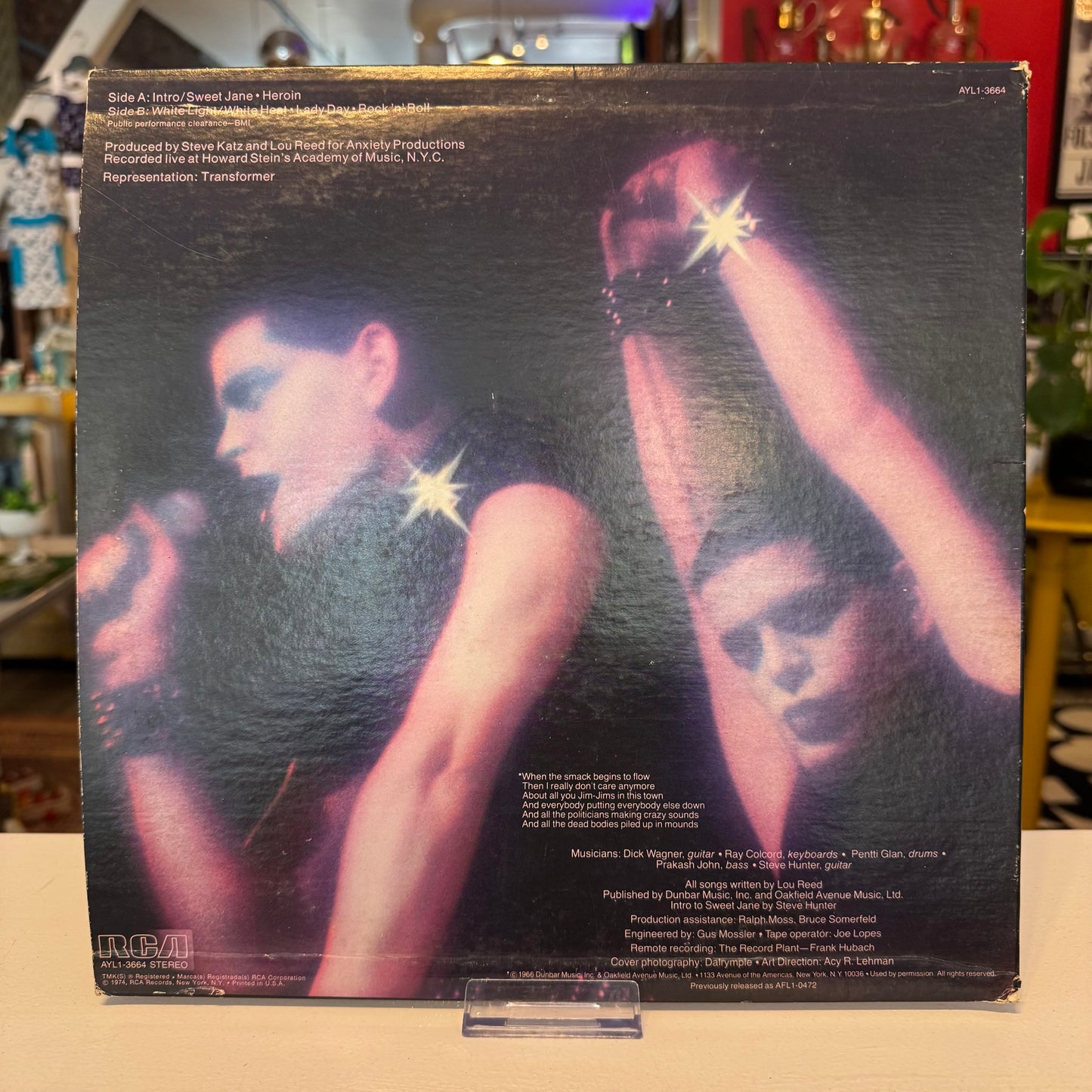 Lou Reed - Rock N Roll Animal Vinyl