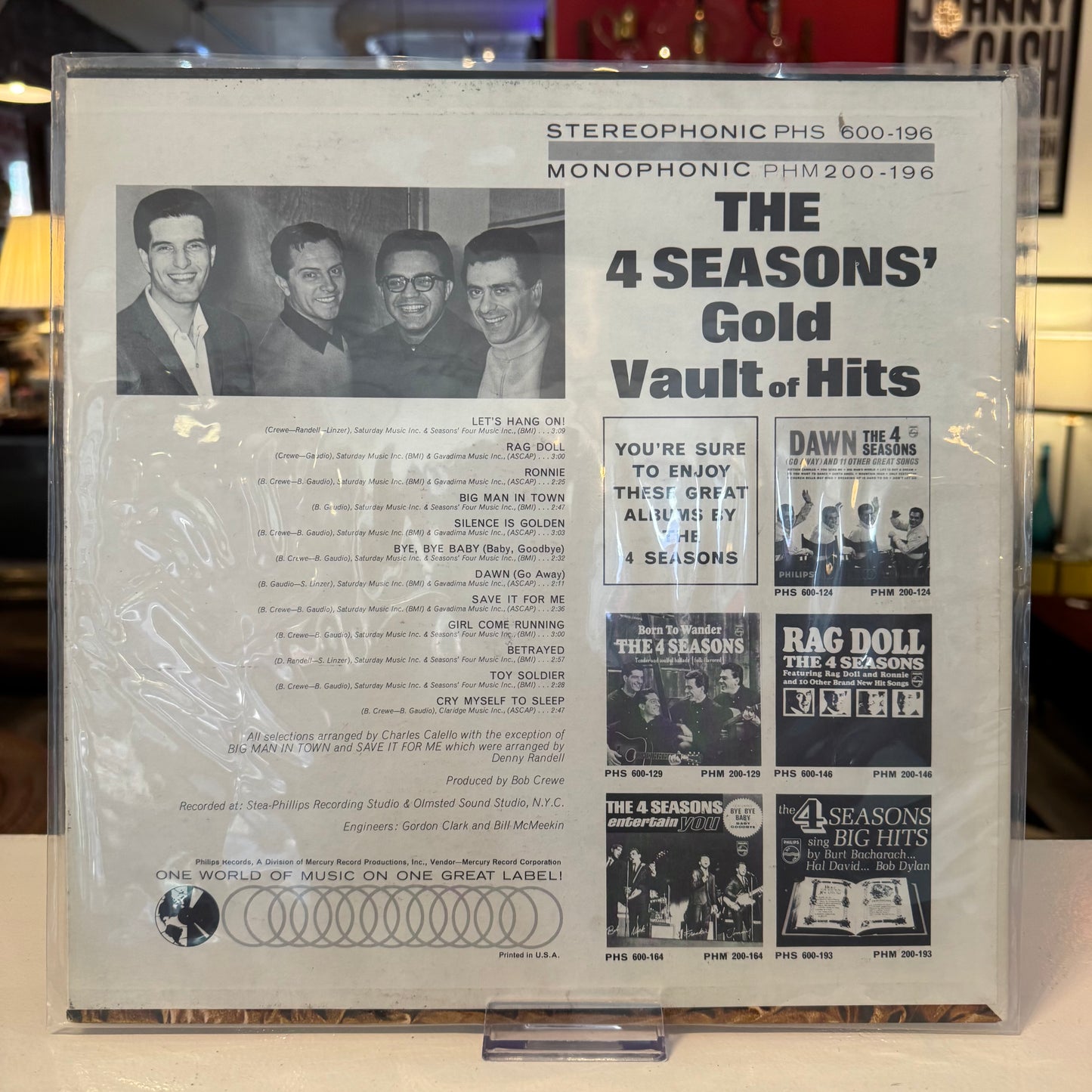 The 4 Seasons' 'Gold Vault of Hits' Vinyl