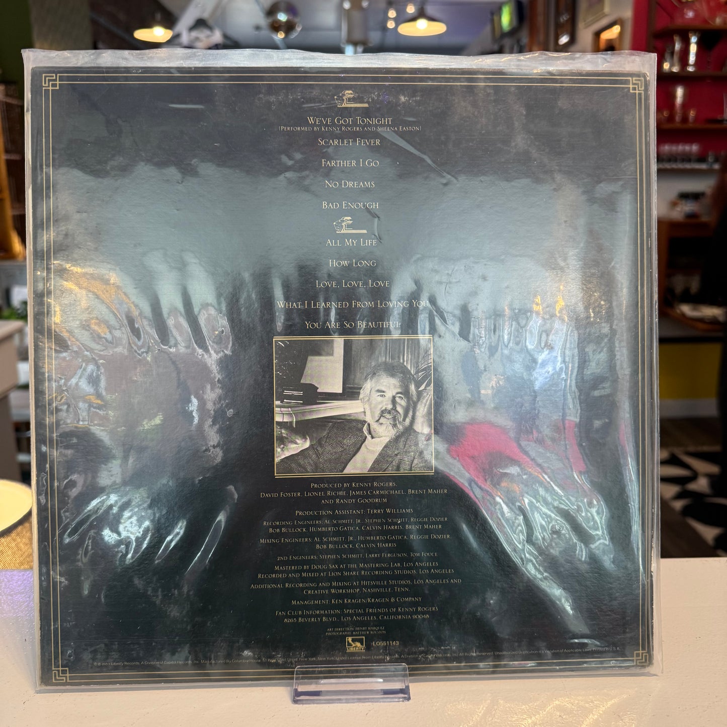 Kenny Rogers - 'We've Got Tonight' 1983 Club Edition Vinyl