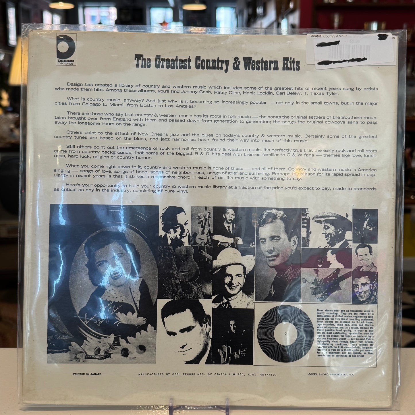 Various - Greatest Country and Western Stars Vinyl
