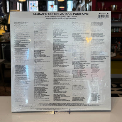 Leonard Cohen - Various Positions Sealed Vinyl