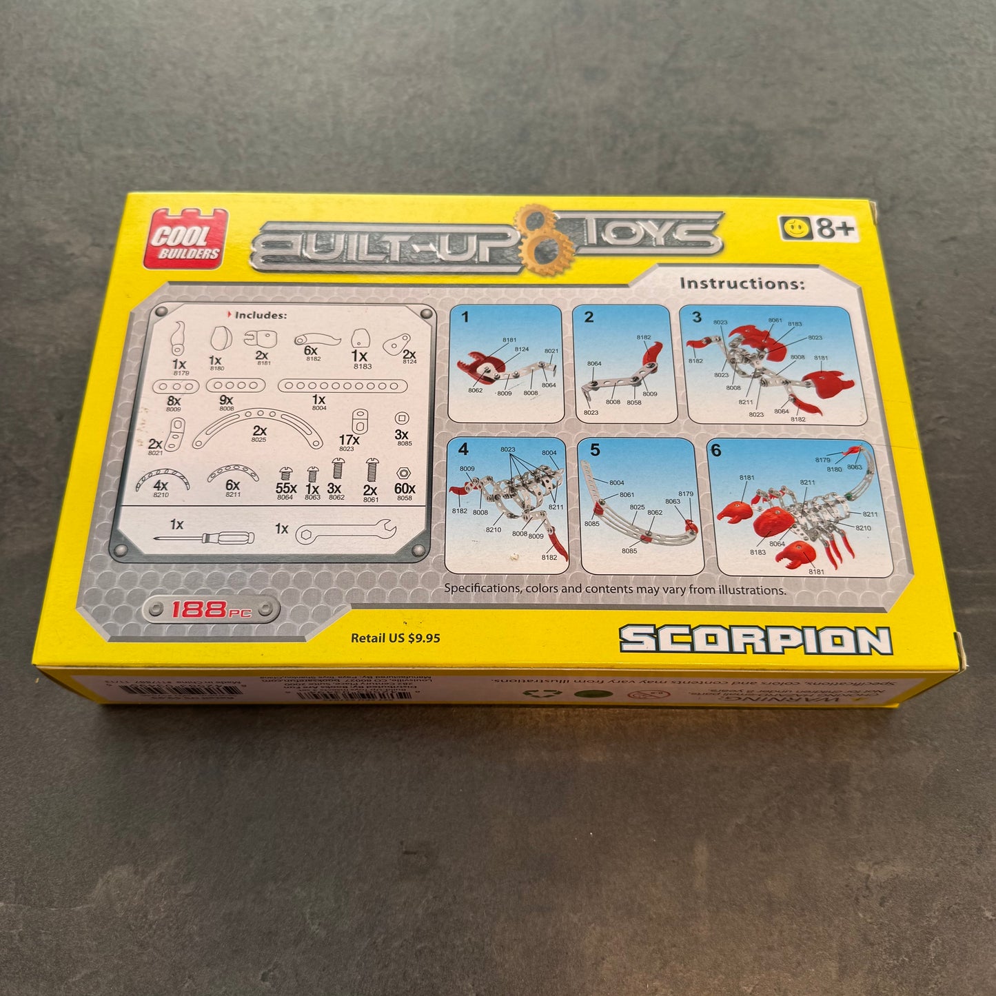 Scorpion Construction Set Stainless Steel
