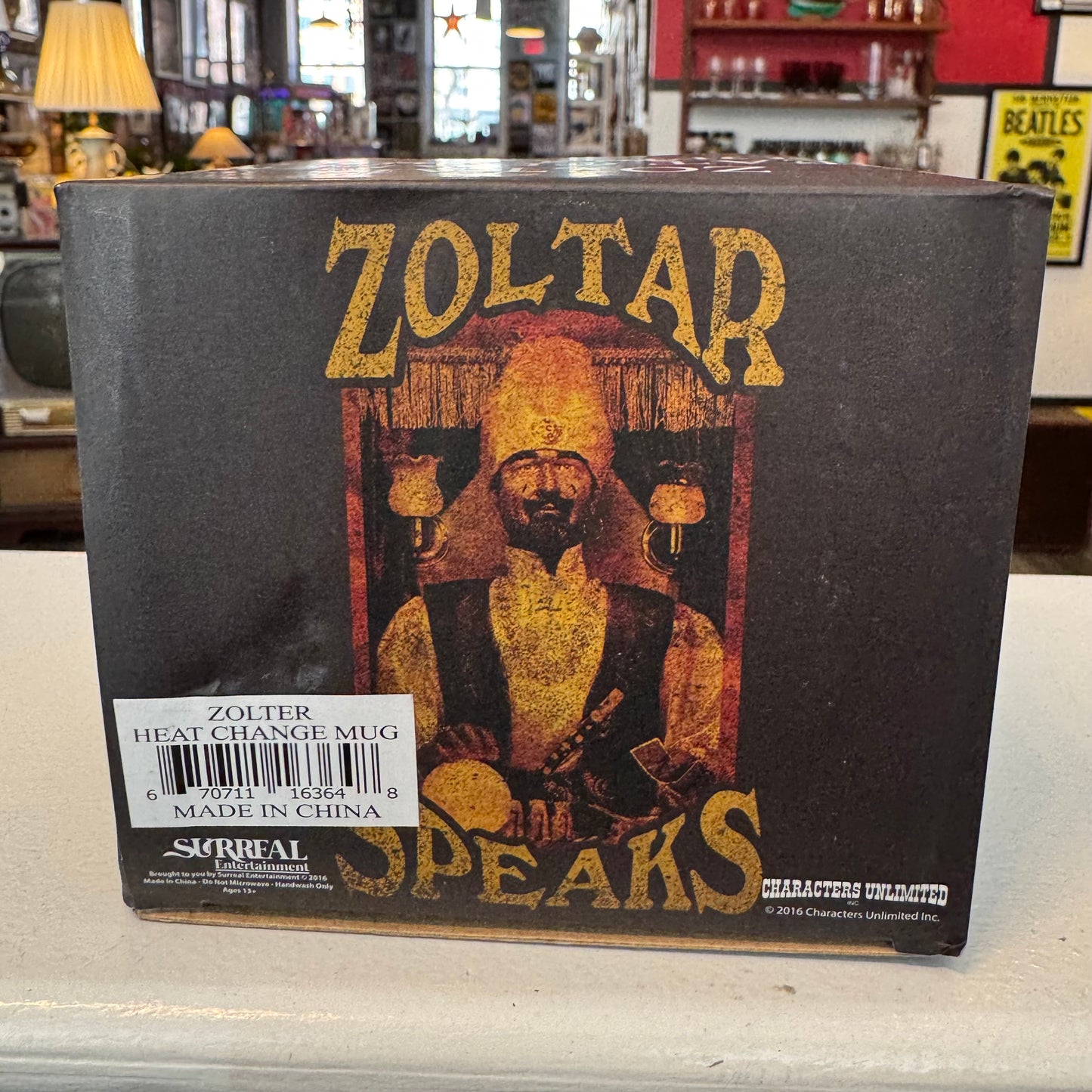 Zoltar "Your Wish Is Granted" Color Changing Mug