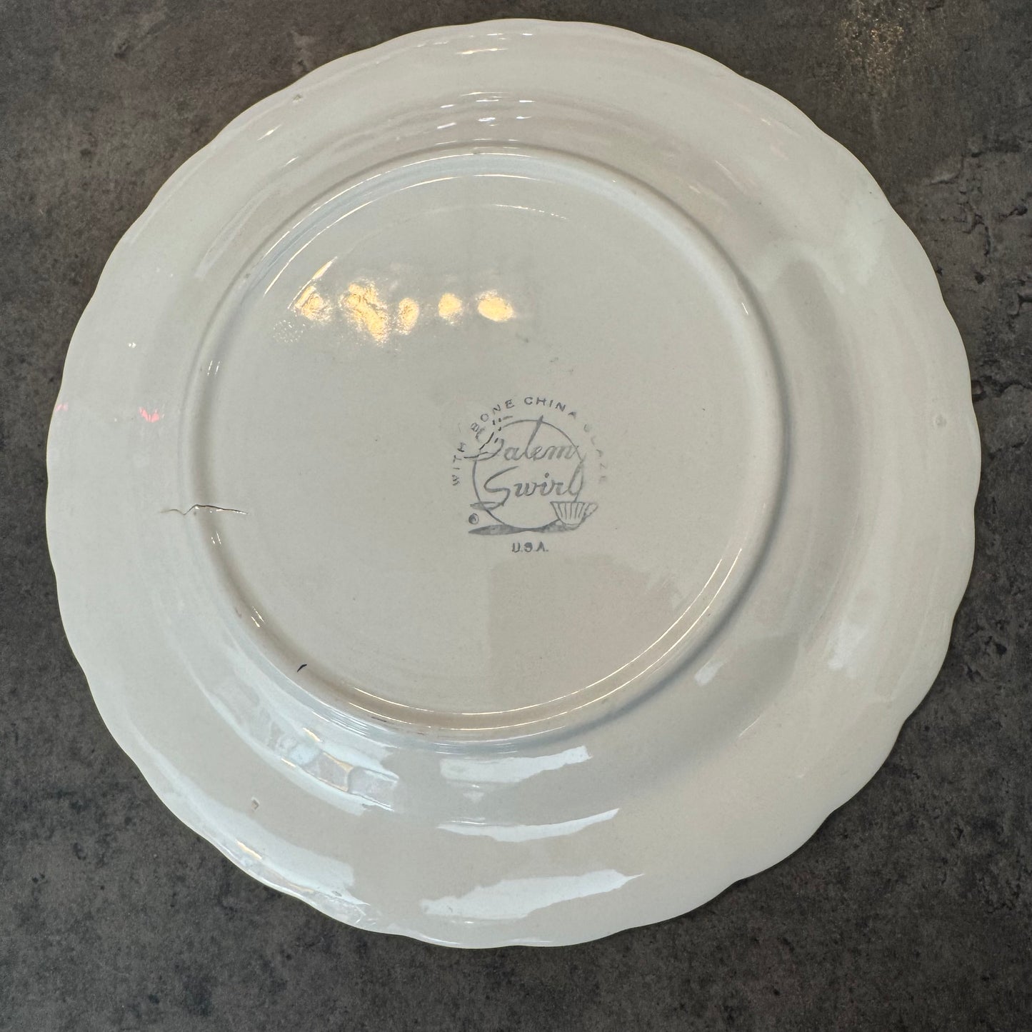 1969 Salem China - Apollo 11 Salad Plate
