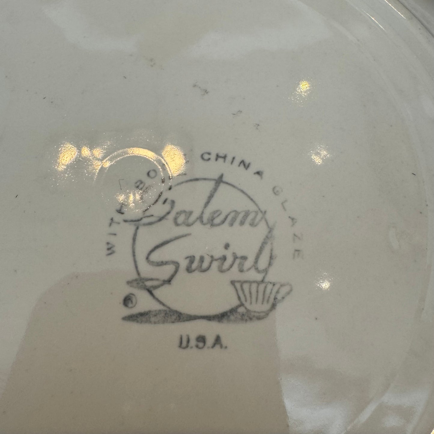 1969 Salem China - Apollo 11 Salad Plate