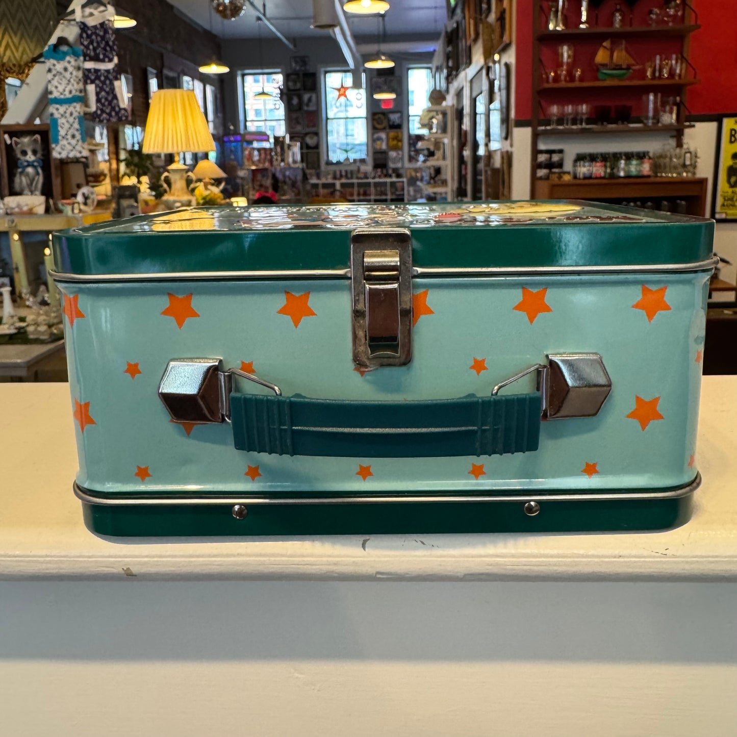 Vintage Style Tootsie Pop Metal Lunch Box – Mr. Owl "How Many Licks" – 2010 Old Navy Reproduction