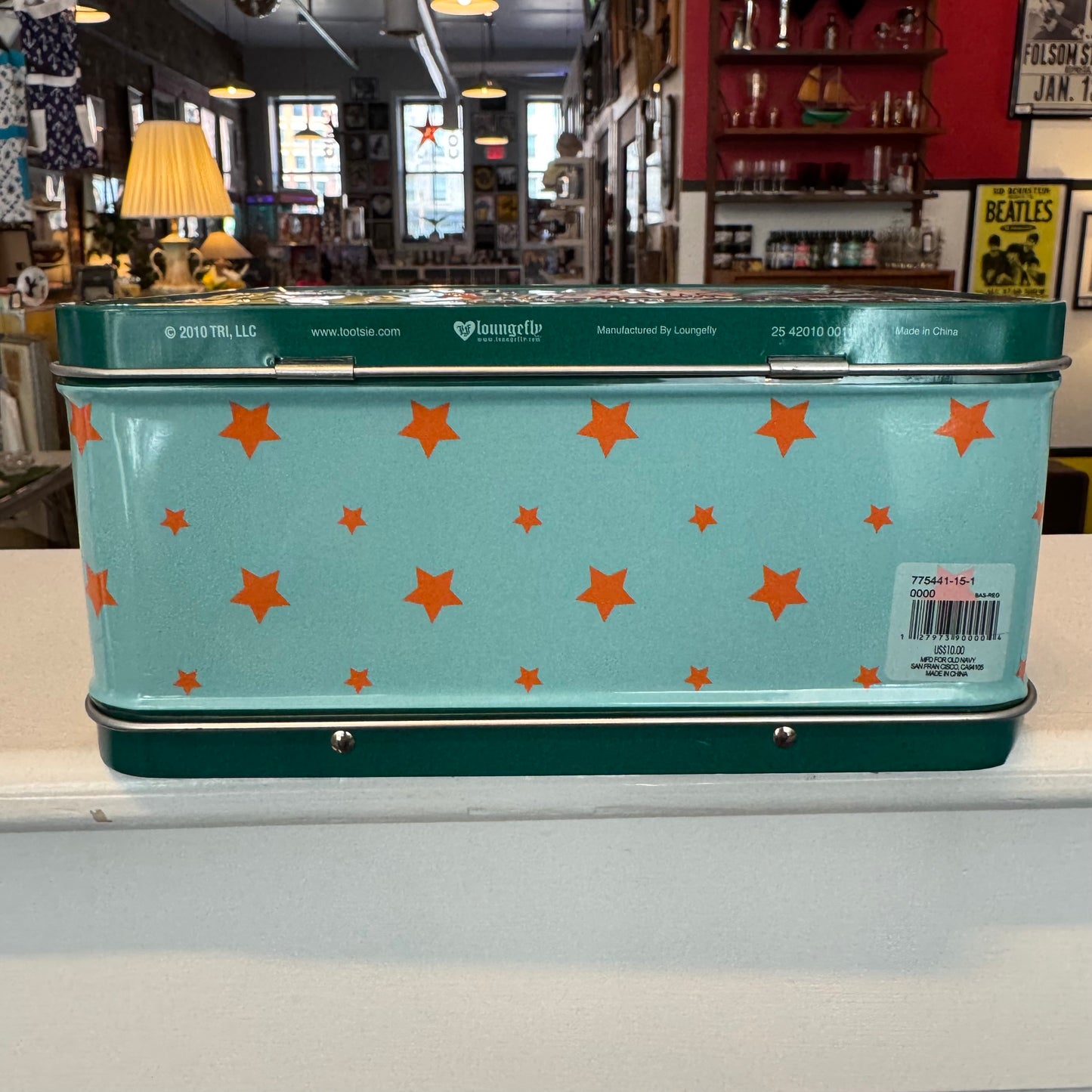 Vintage Style Tootsie Pop Metal Lunch Box – Mr. Owl "How Many Licks" – 2010 Old Navy Reproduction