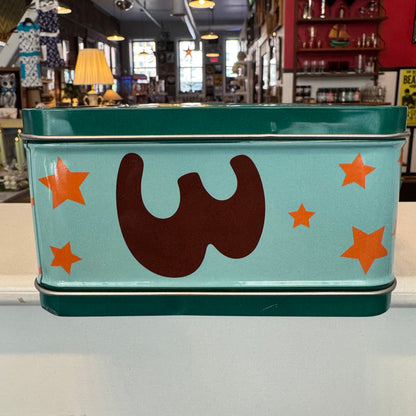 Vintage Style Tootsie Pop Metal Lunch Box – Mr. Owl "How Many Licks" – 2010 Old Navy Reproduction