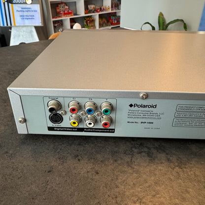 Polaroid DVP-1000 Slim DVD Player - Tested & Working (See Note on Tray)