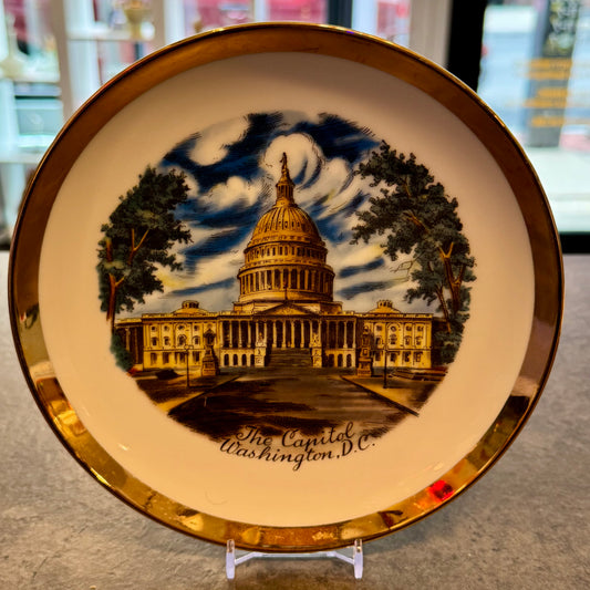 Souvenir Plate 7" The Capitol Washington, DC
