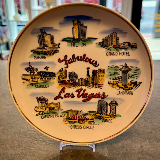 Souvenir Plate 7" Fabulous Las Vegas