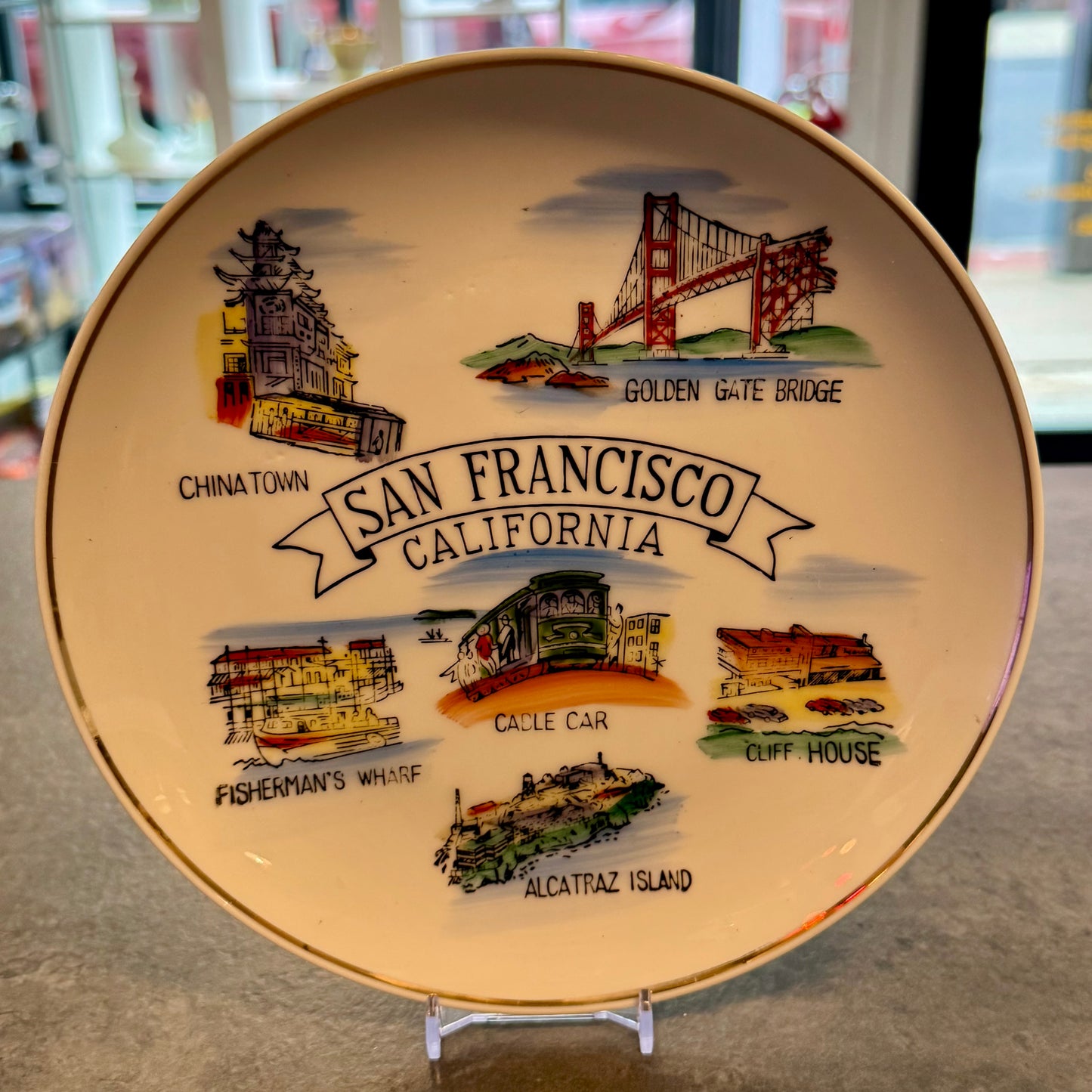 Souvenir Plate 7" San Francisco California