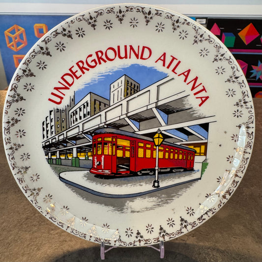 Souvenir Plate 7" Underground Atlanta, GA