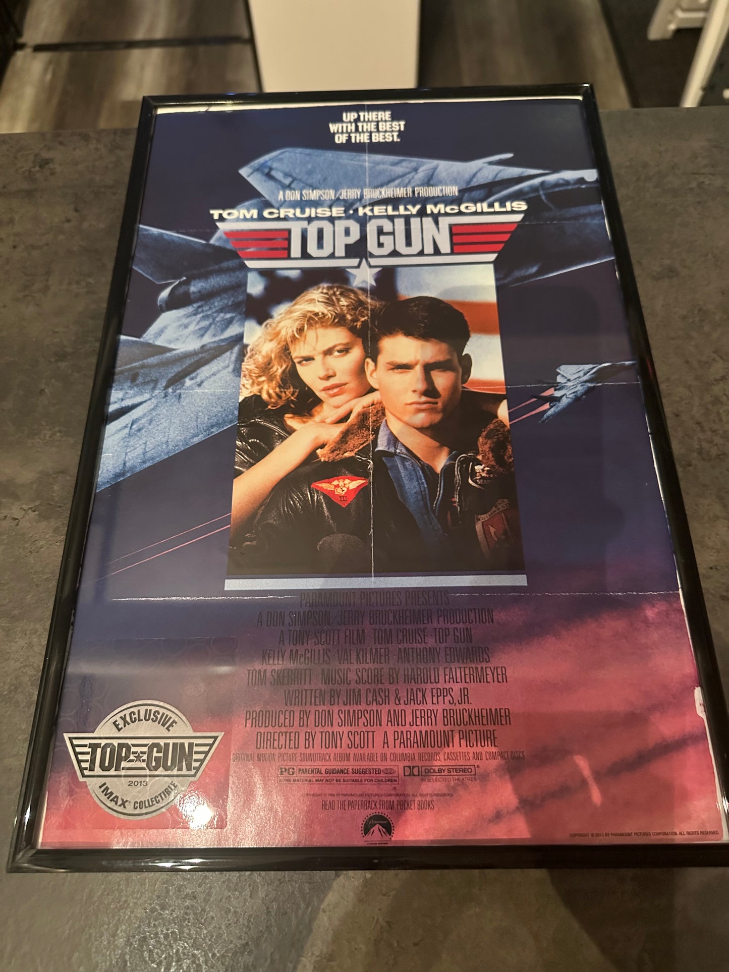 Top Gun Mini Authentic Throwback Movie Poster