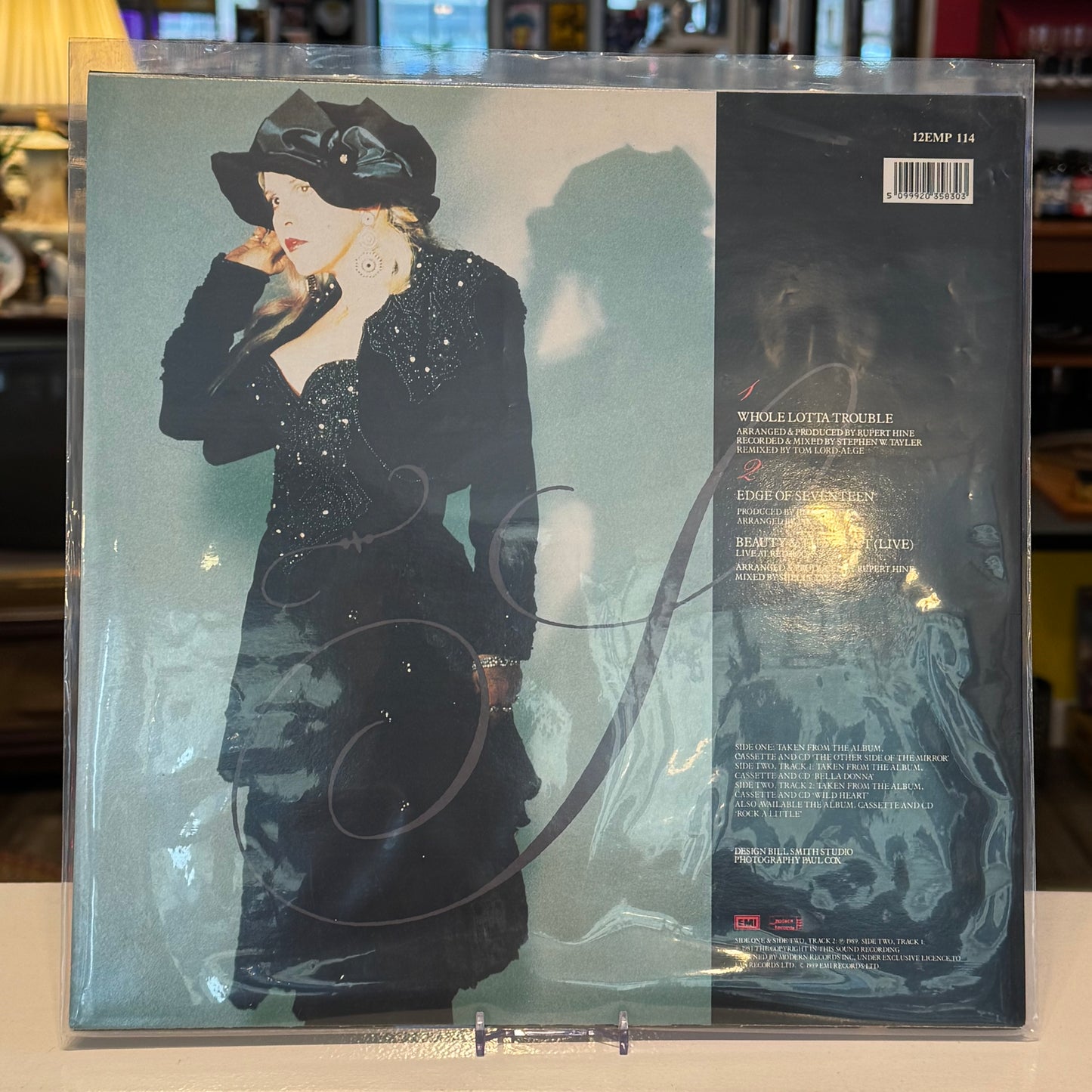 Stevie Nicks - Whole Lotta Trouble European Release Single Vinyl