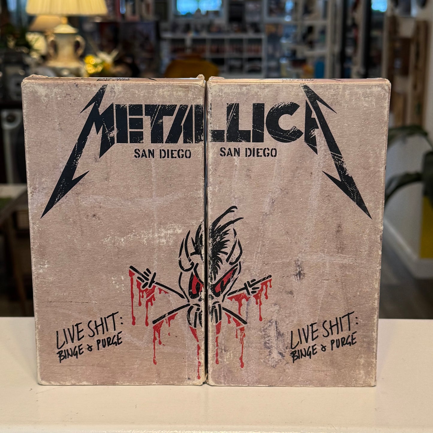 Metallica Live Shit: Binge and Purge (San Diego Vol 1 and 2) 2001 VHS 