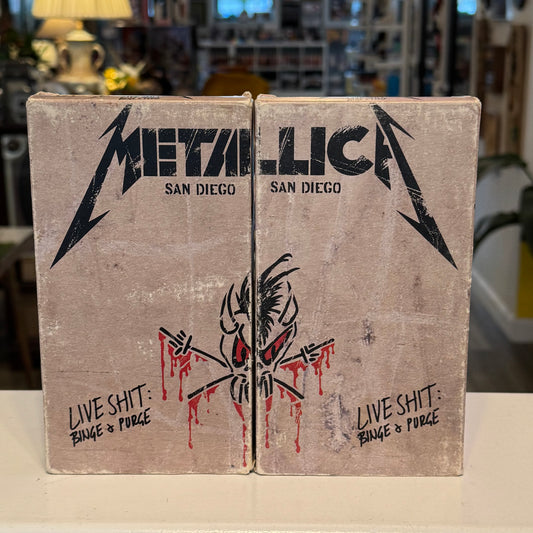 Metallica Live Shit: Binge and Purge (San Diego Vol 1 and 2) 2001 VHS 