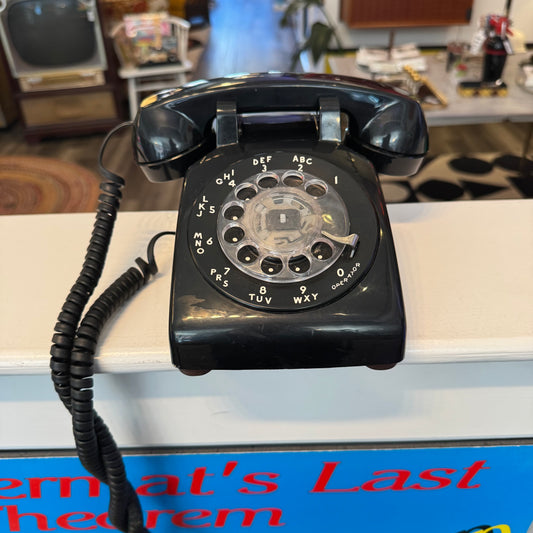Western Electric Black Rotary Phone