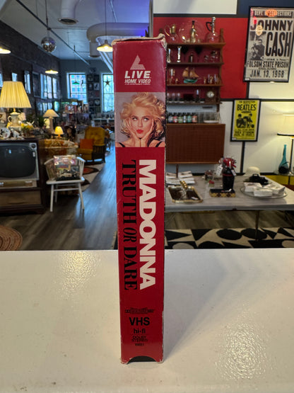 Madonna: Truth or Dare VHS - Original 1991 Documentary - Vintage Media